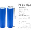 1 EVE C40 40135 20Ah LifePo4 Cylindrical Battery Cell